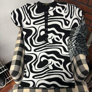 Black/White Sweater Dress